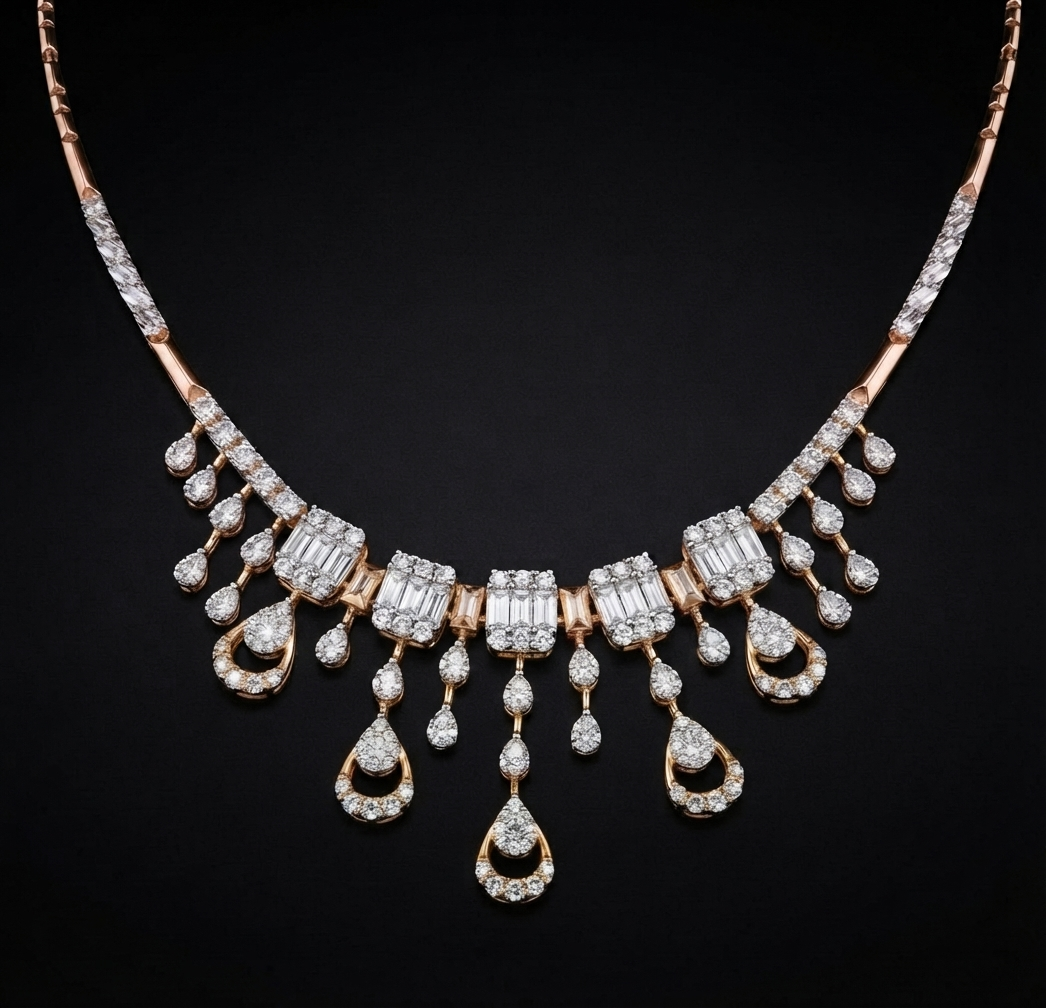 Aria Diadem Diamond Necklace