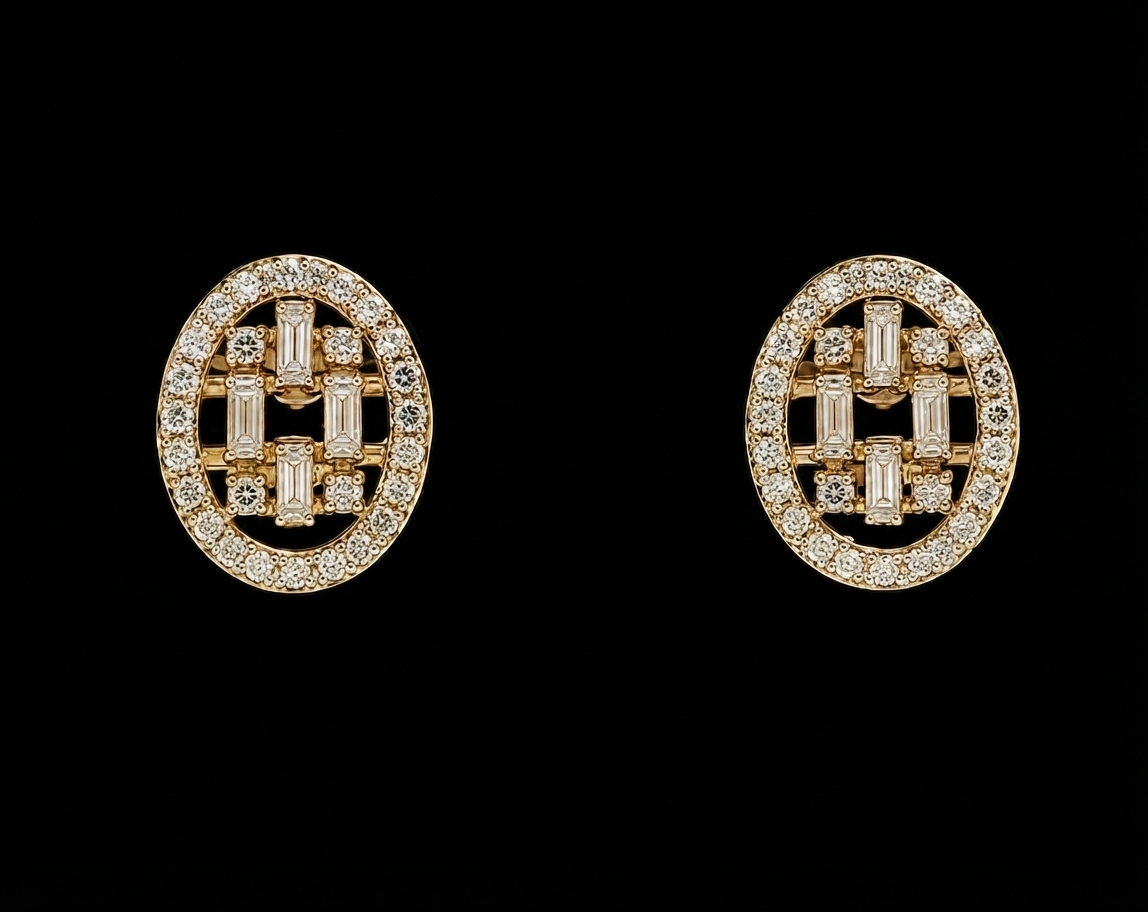 Padma Diamond Earring