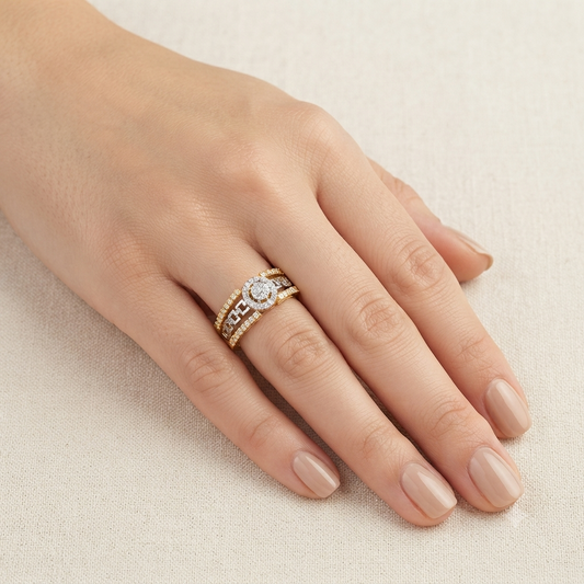 Orbit Sparkle Diamond Ring