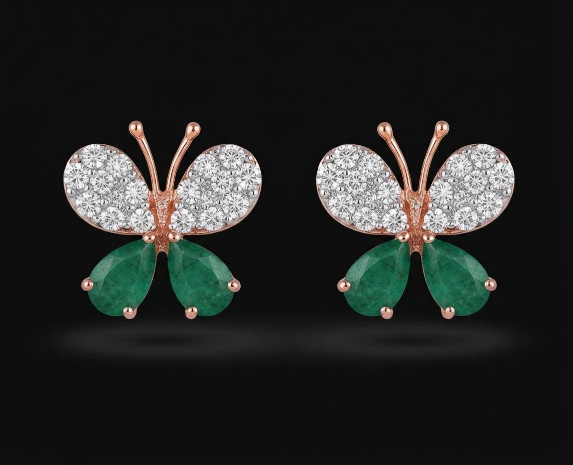 Butterfly Diamond Earring