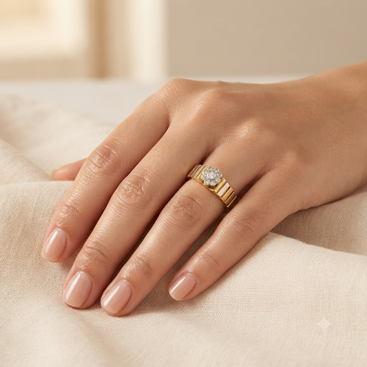 Floral Crown Ring For Women