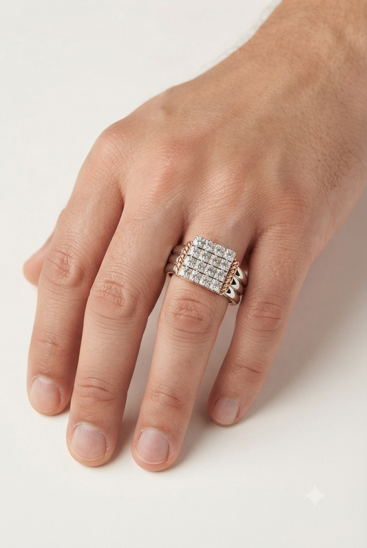 Diamond Ivan Ring For Men