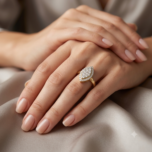 Marquise Shape Diamond Ring