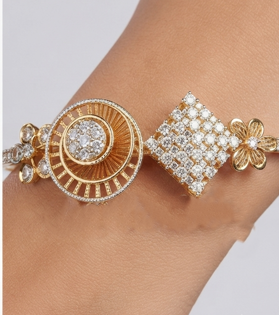 Blossom Mesh Diamond Bracelet