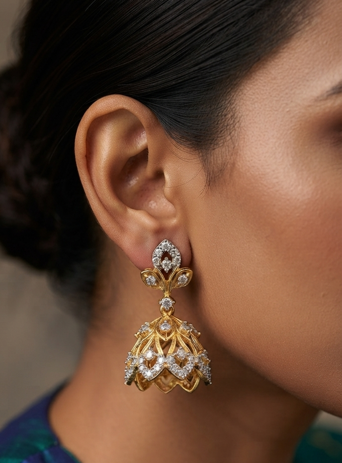 Heritage Filigree Jhumka