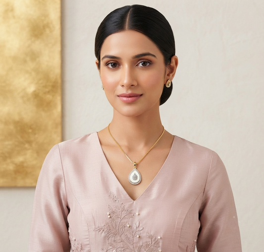Diamond Dewdrop Pendant