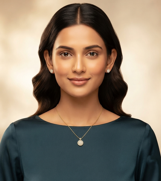 Sparkling Halo Pendant