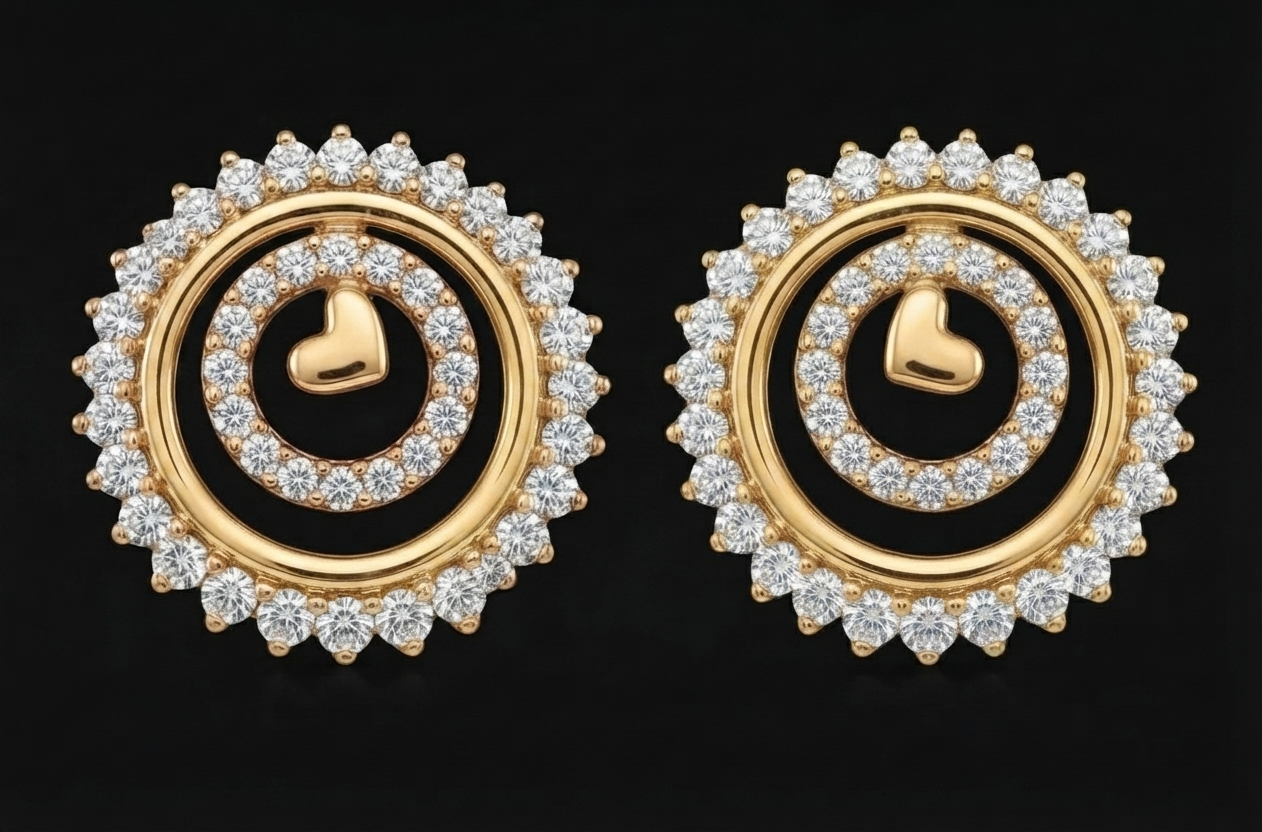 Preethi Chakra Diamond Earring