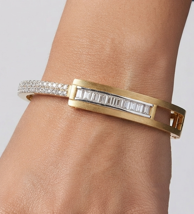 Dazzle Link Diamond Kada