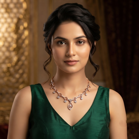 Ethereal Bloom Diamond Necklace