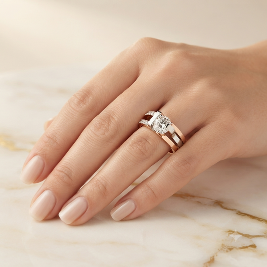 Antique Round Diamond Ring