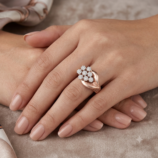 Woven Diamond Ring