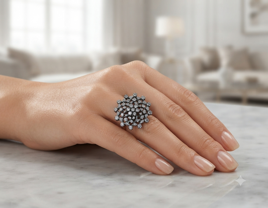 Blossom Burst Cocktail Ring