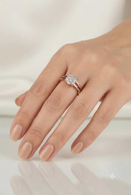 Cluster Virtue Diamond Ring