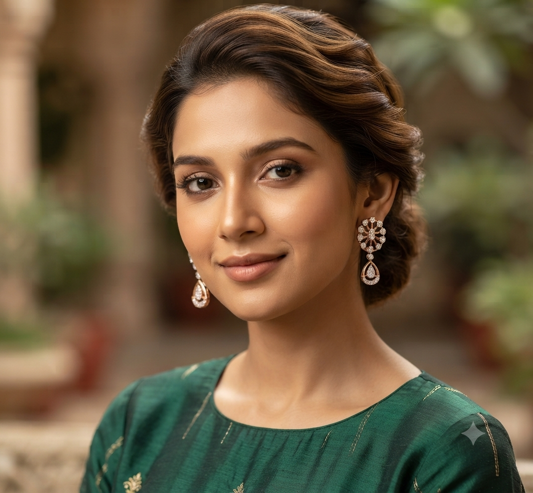 Marigold Drop Diamond Earrings