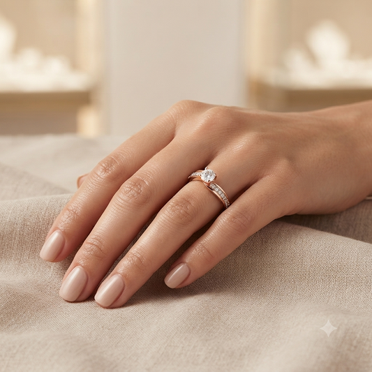 Liselle Solitaire Diamond Ring
