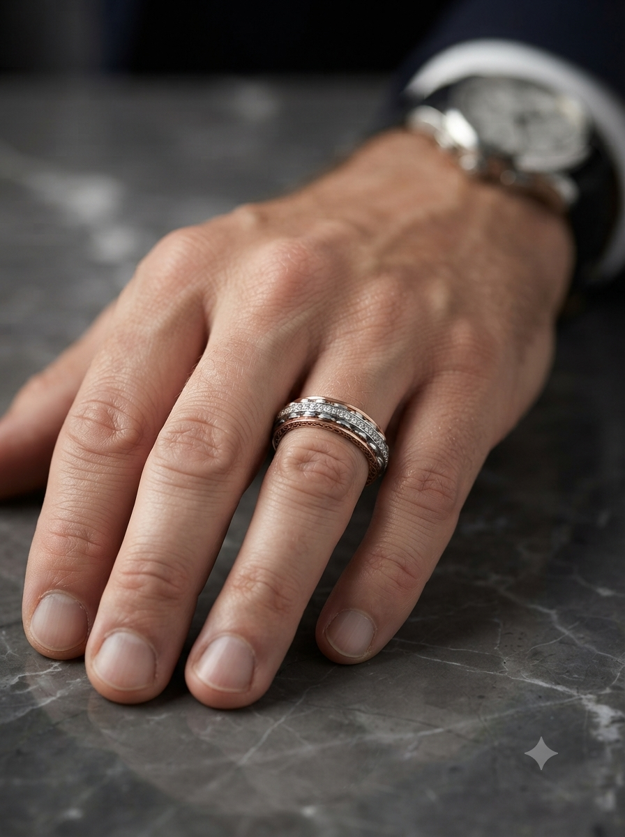 Eternal Edge Dual-Tone Ring