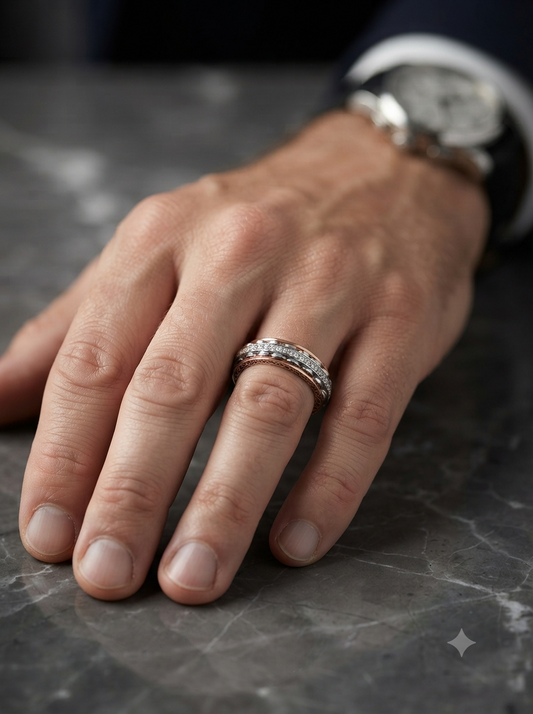 Eternal Edge Dual-Tone Ring
