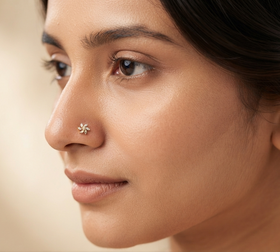 Aira Diamond Nose Pin