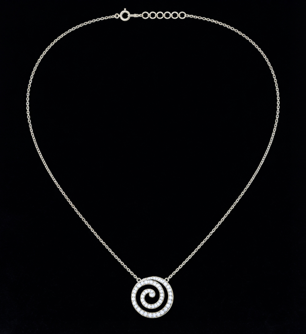 Eterna Spiral Pendant Chain
