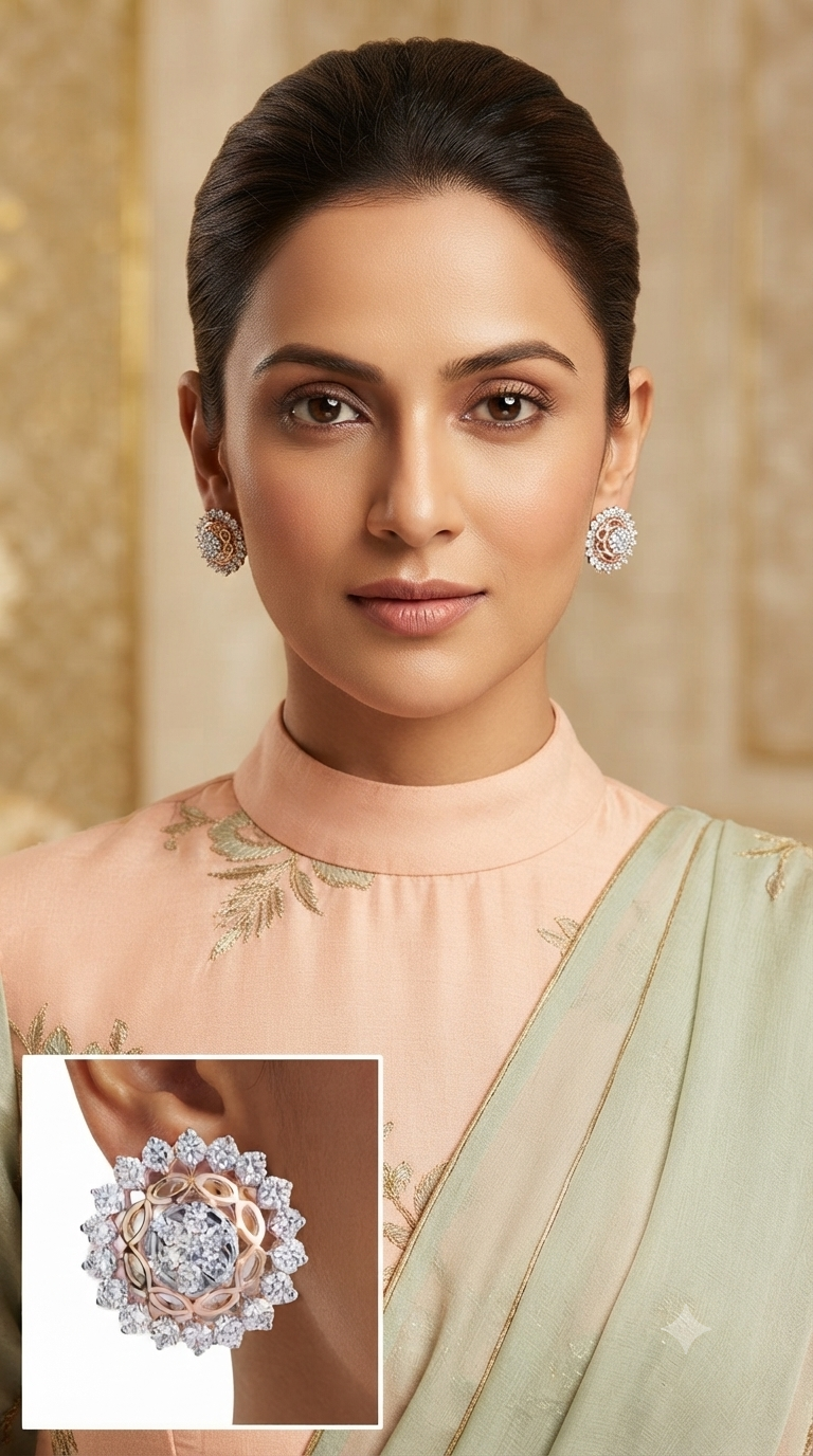 Chakra Diamond Earring