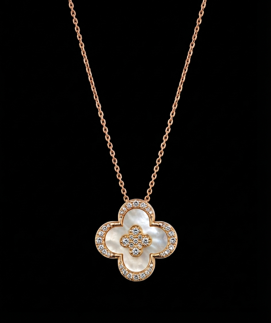 Fortune Clover Diamond Chain