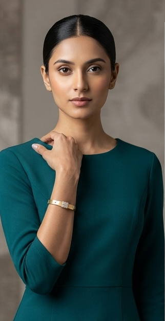 Gilded Ritual Diamond Kada
