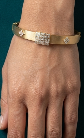 Gilded Ritual Diamond Kada