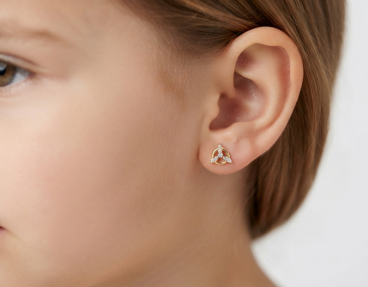 Trinity Glow Diamond Studs