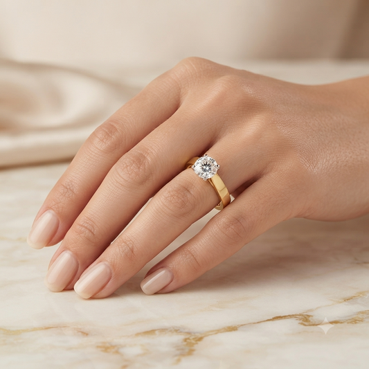Classic Solitaire Engagement Ring