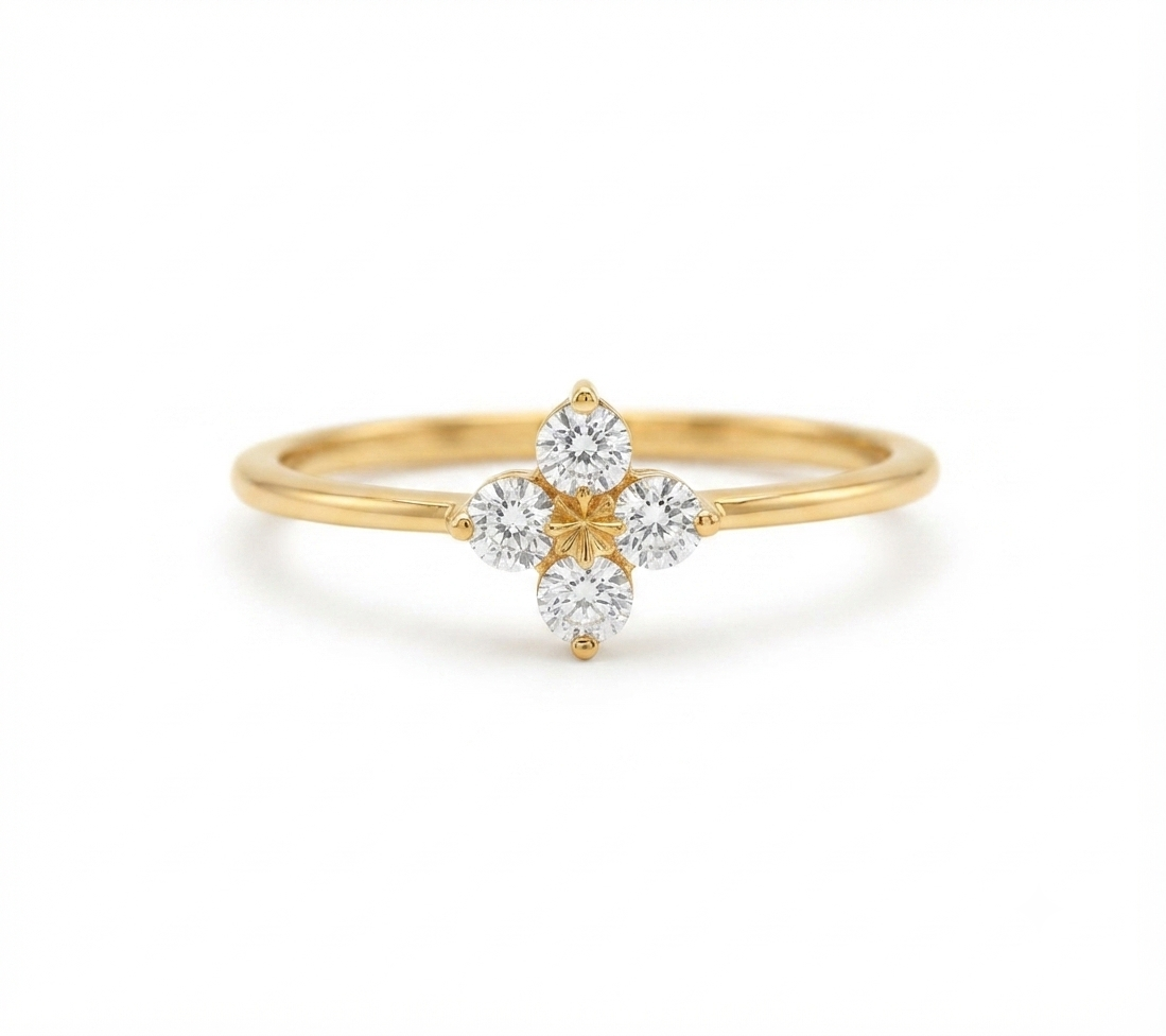 Aria Diamond Floret Ring