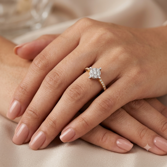 Dazzle Crown Petite Ring
