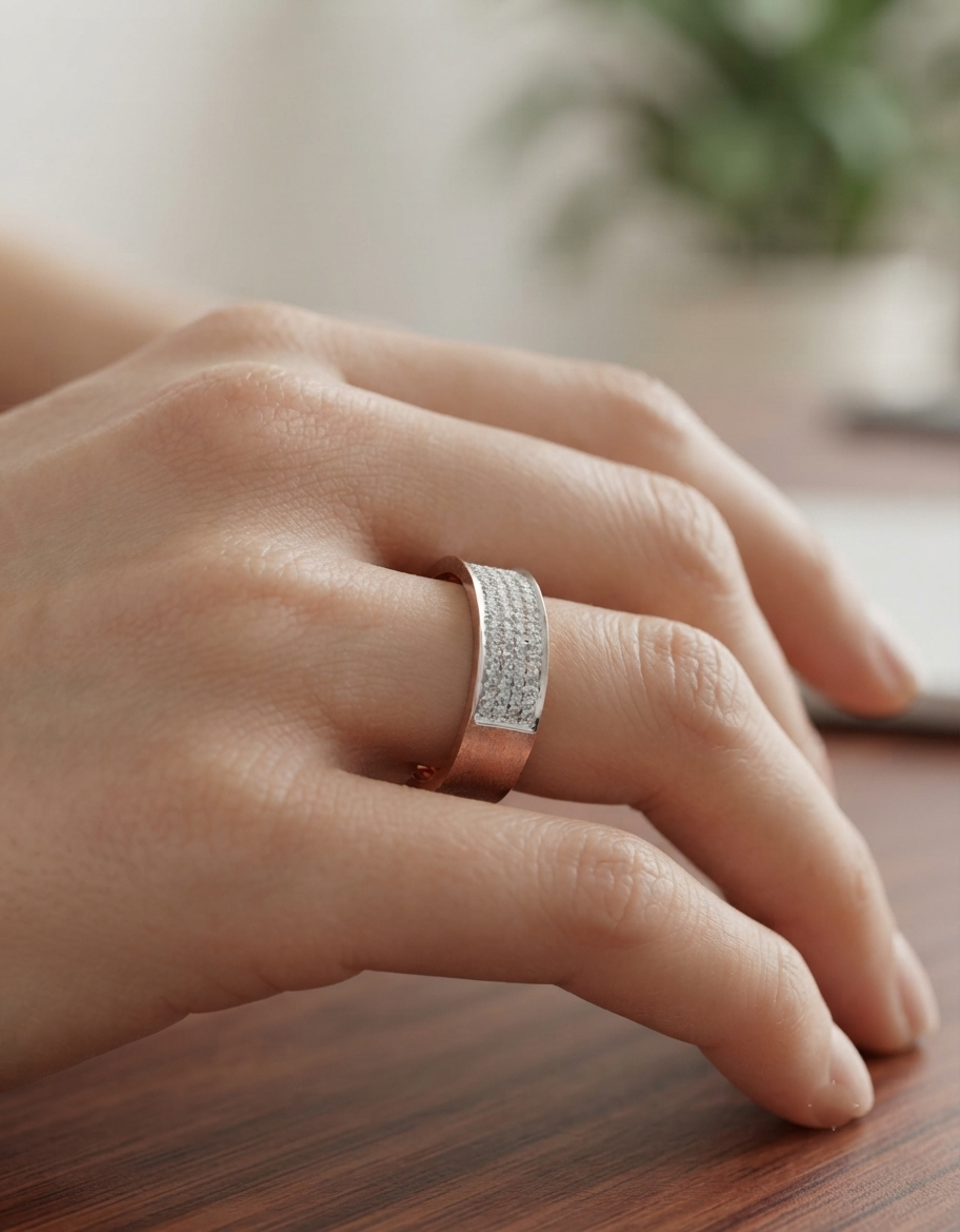 Enigma Glow Diamond Band