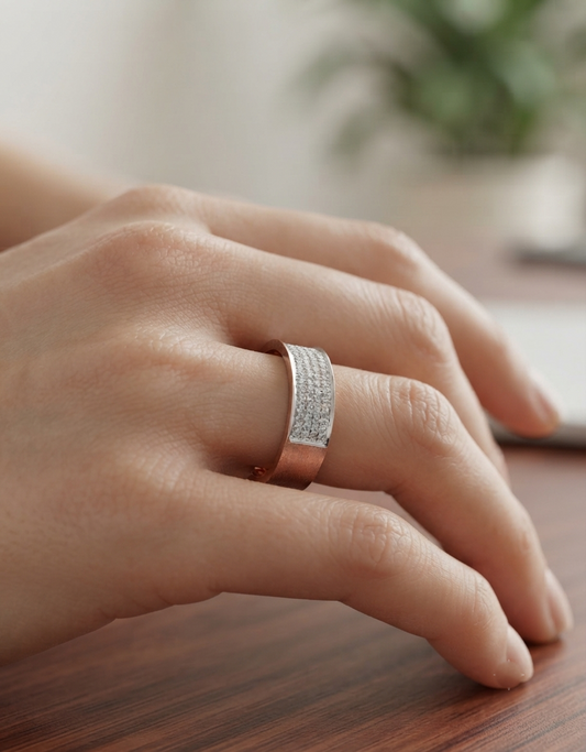 Enigma Glow Diamond Band