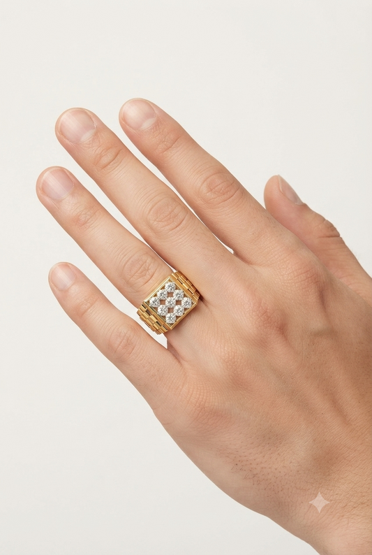 Art Deco Nesting Diamond Ring