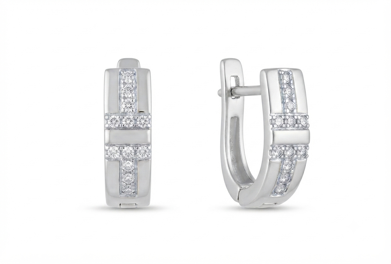 Opulence T-Bar Hoops