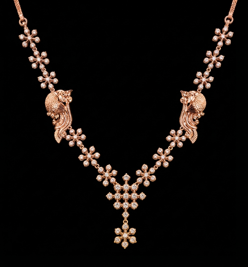 Kanchana Mayuri Diamond Necklace