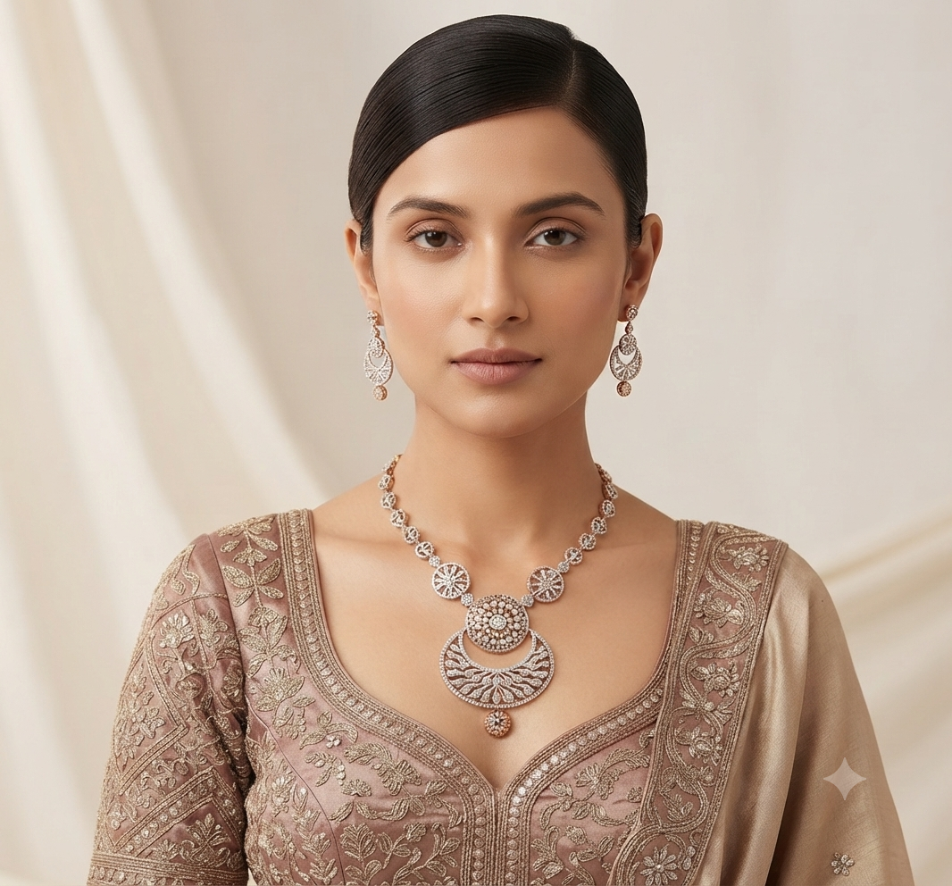 Lunar Radiance Necklace Set