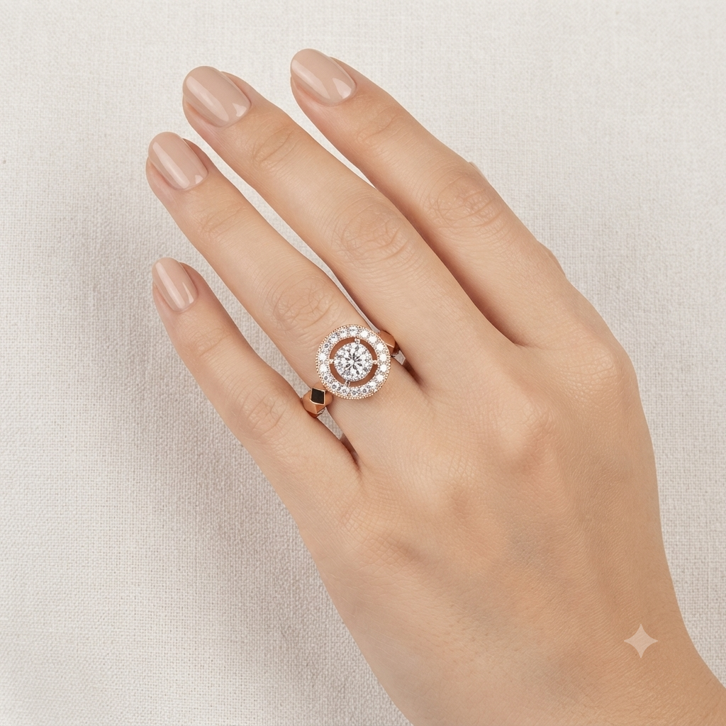 Cosmic Bloom Diamond Ring