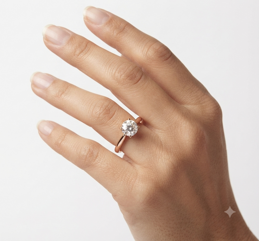 Delicate Round Wedding Ring