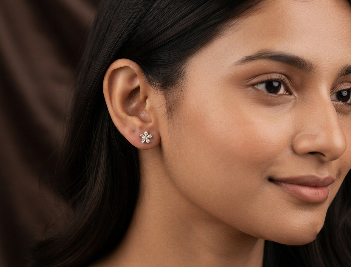 Jyoti Diamond Studs