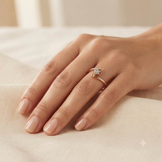 Elegant Embrace Diamond Ring