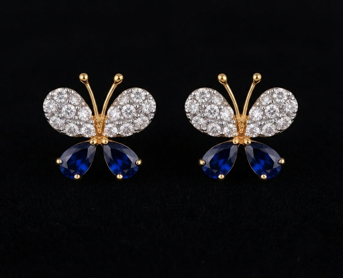 Butterfly Diamond Earring