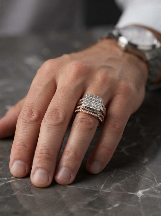 Art Deco Fancy Diamond Ring