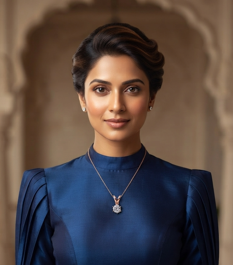 Round Solitaire Pendant