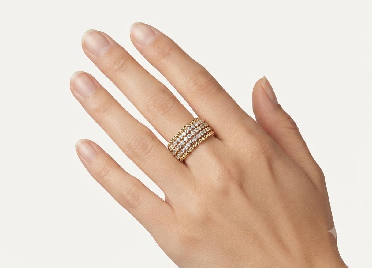 Designer Bubble Diamond Ring