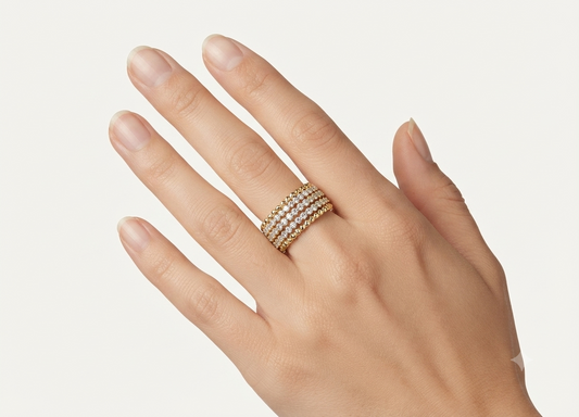 Designer Bubble Diamond Ring