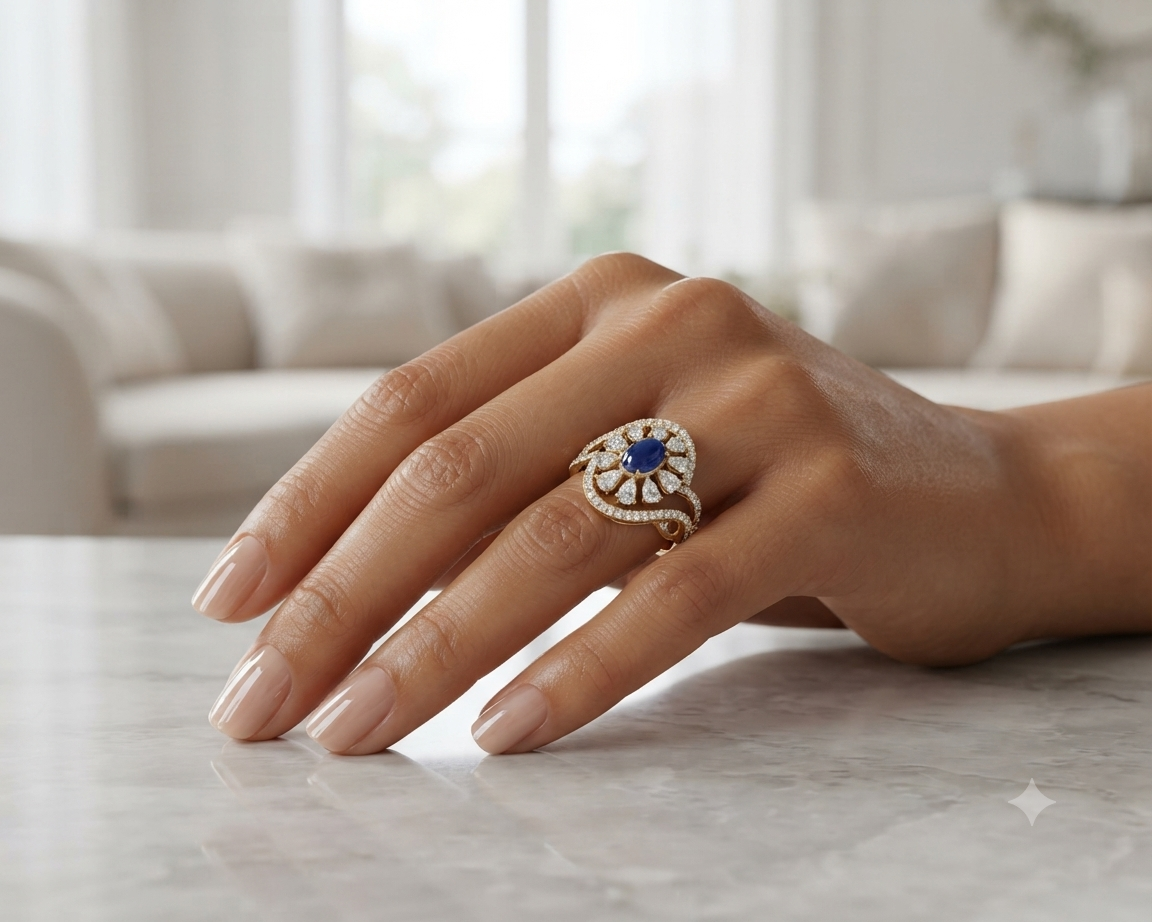 Deco Art Diamond Ring
