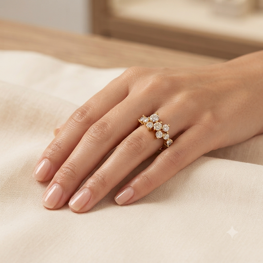 Multiple Round Diamond Ring