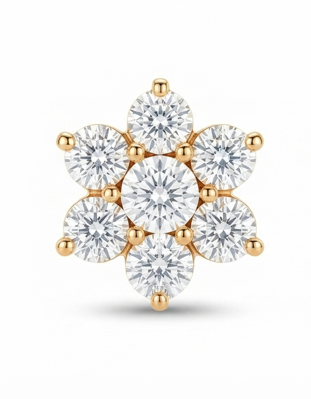 Pari Star Diamond NosePin